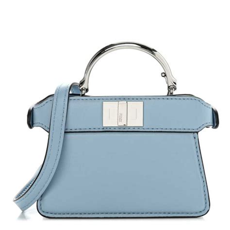 fendi turnlock switch|FENDI Nappa Nano Peekaboo Satchel Blue .